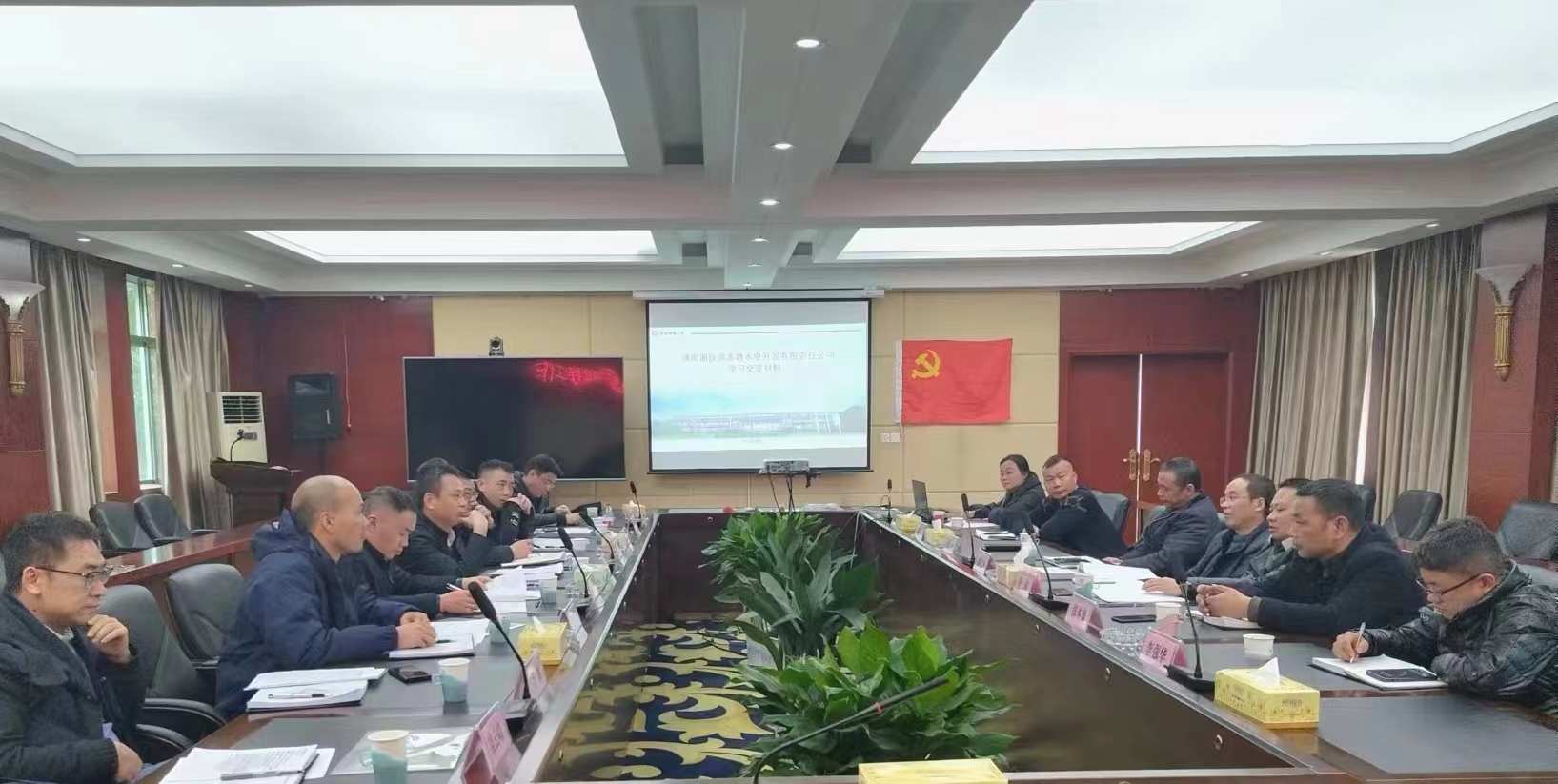 株洲航電分公司、空洲島公司聯(lián)合調(diào)研安江水電站和清水塘水電站